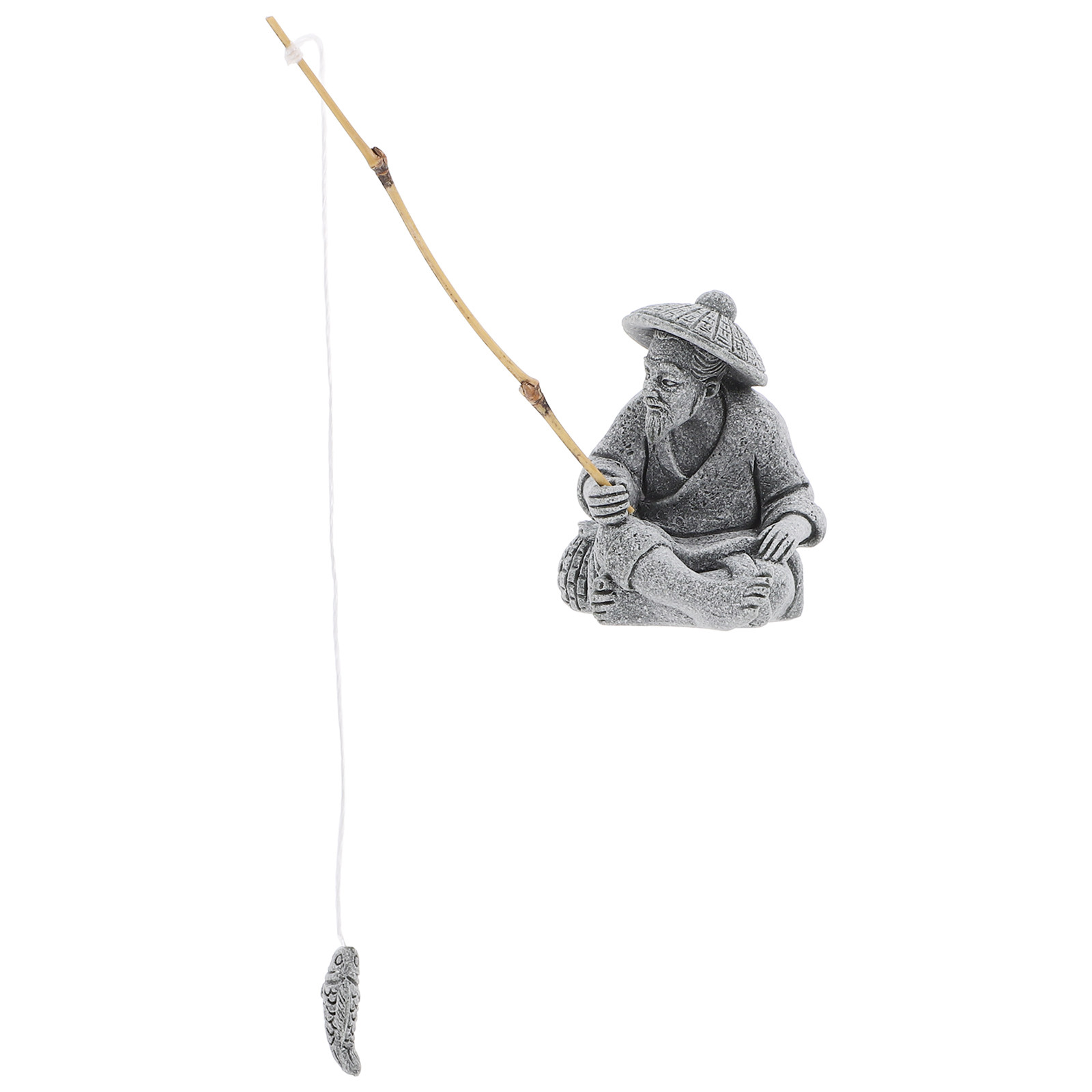 Lifelike Sandstone Fisherman S - đánh giá và giá Bonsai Garden Landscape Design