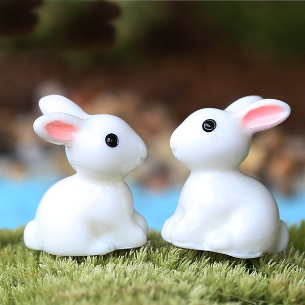10Pcs Exquisite Mini Rabbits D - đánh giá và giá Bonsai Garden Landscape Design