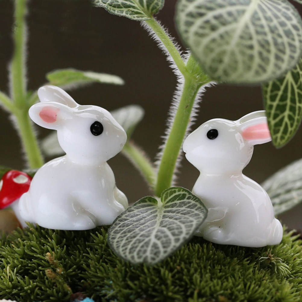 10Pcs Exquisite Mini Rabbits D - đánh giá và giá Bonsai Garden Landscape Design