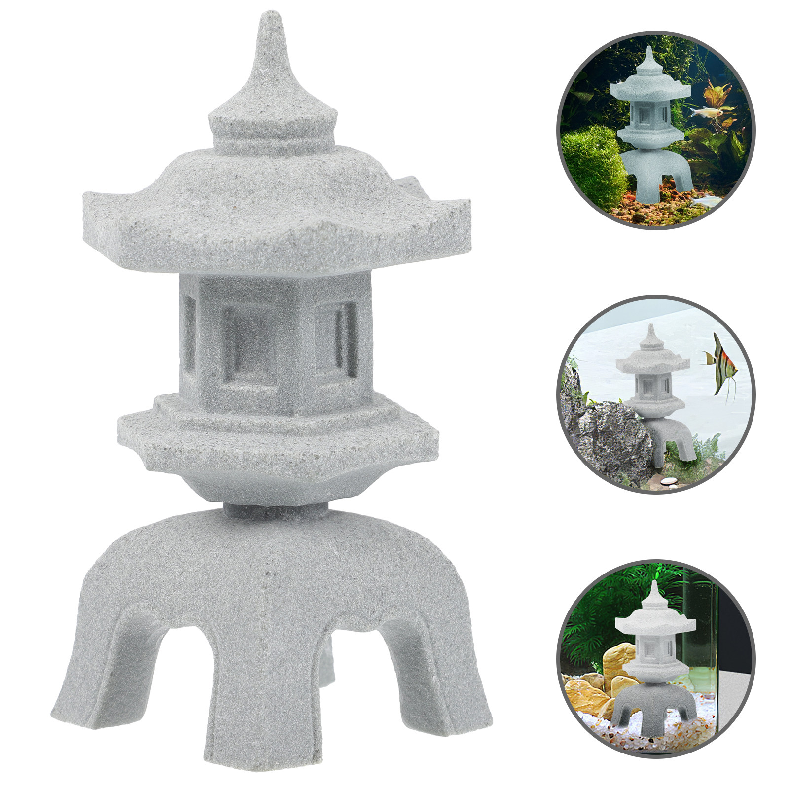 Premium Stone Lamp Shape Aquar - đánh giá và giá Bonsai Garden Landscape Design