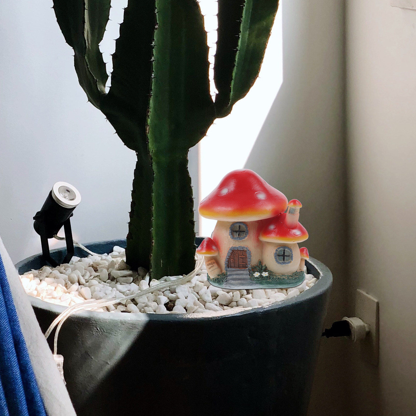Fairy Mushroom House Resin Sta - đánh giá và giá Bonsai Garden Landscape Design